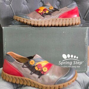 Spring Step Neeta Grey Multi Size 36 (US 5.5/6)